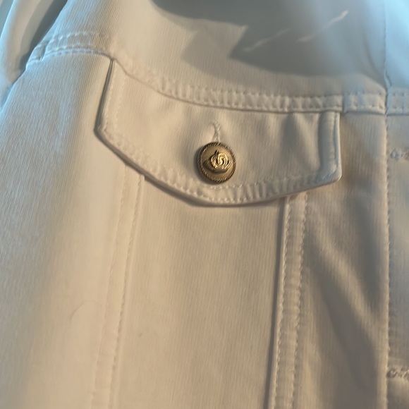 Ladies XL White Jacket with Artwork - Picture 6 of 8